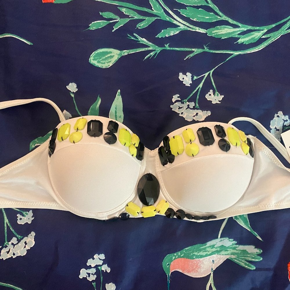 ASOS Embellished Bikini Top
